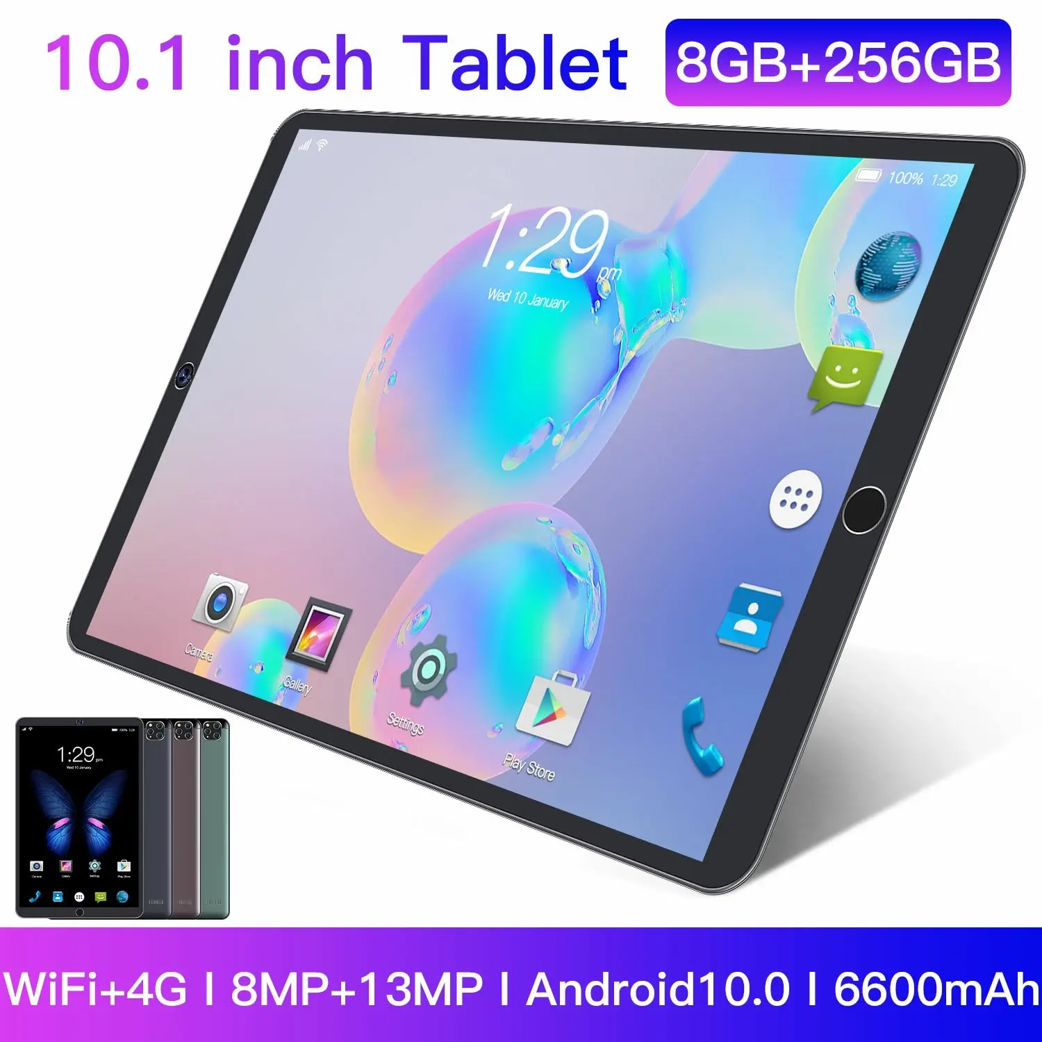 

Global Version MediaPad T3 8GB 256GB Tablet PC 10.1 inch Octa Core Dual Speaker 6600 mAh Android 10.0 WIFI+4G 10Core Tablet
