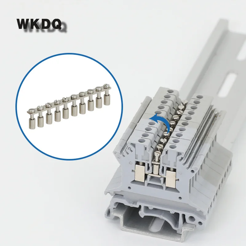1 шт. FBI10 4 проводки джемперы для UK1.5N UK1.5 разъем с надписью ФБР (FBI) 10 DIN Rail UK 5 клеммной