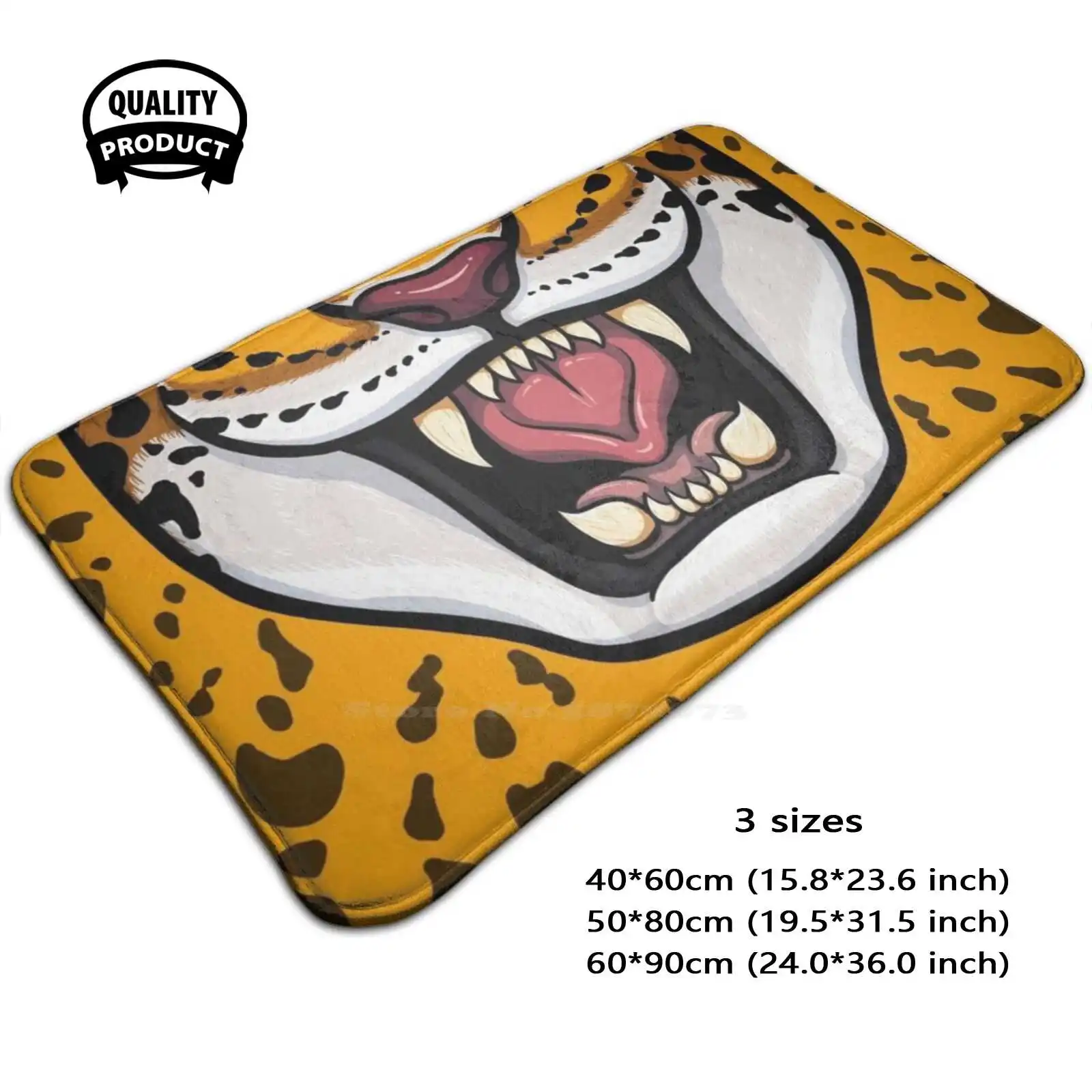 King Comfortable Door Mat Rug Carpet Foot Pad King Fuzzy Cat Meow Fgc Fighting Games Tekken King Of Iron Fist Teeth Lion