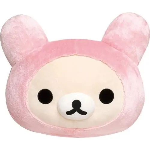Новинка мультяшная Подушка лицо Rilakkuma Korilakkuma плюшевая подушка для девочек и