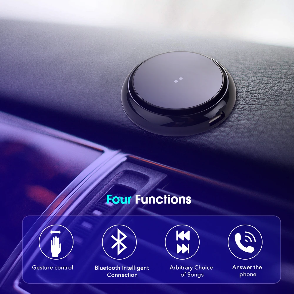 Xiaomi EZmore Bluetooth система управления жестами MP3 Воспроизведение управление жестами музыкальный датчик переключатель управление Автомобильный кронштейн