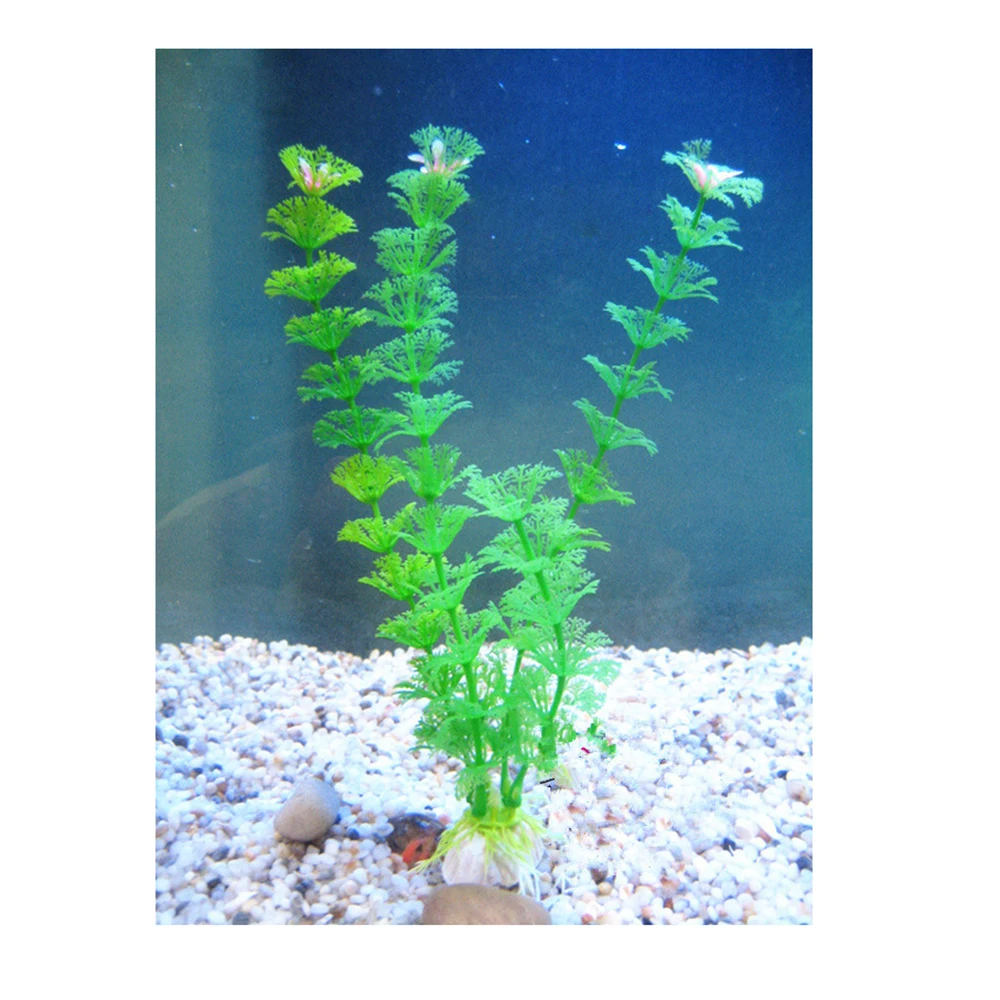 30cm Pretty Underwater Artificial Aquatic Plant Ornaments Aquarium Fish Tank Green Water Grass Decor Landscape Decoration | Дом и сад