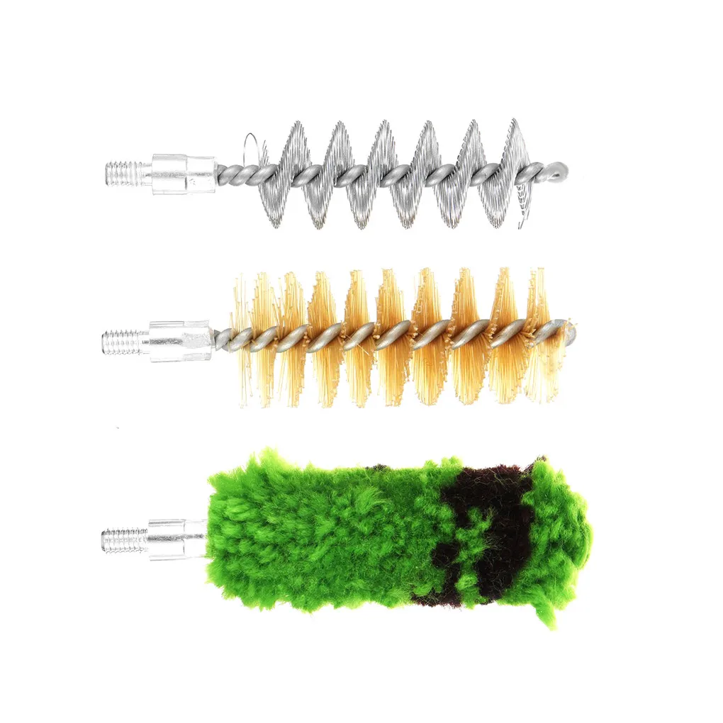 3 шт. набор для чистки стержня алюминиевая щетка 12 GA калибра охотничьего ружья |