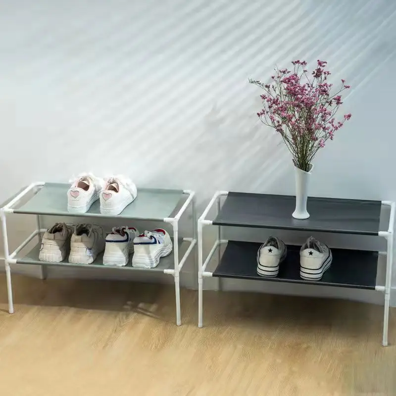 

Простая 3-уровневая стойка для обуви, утолщенная стальная трубка, собранный пылезащитный шкаф для обуви, компактный держатель для хранения, ...