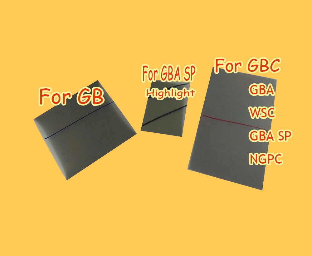 Поляризационный фильтр пленка для GB DMG GBP GBA GBC SP NGP WSC 5 шт.|Запасные части| |