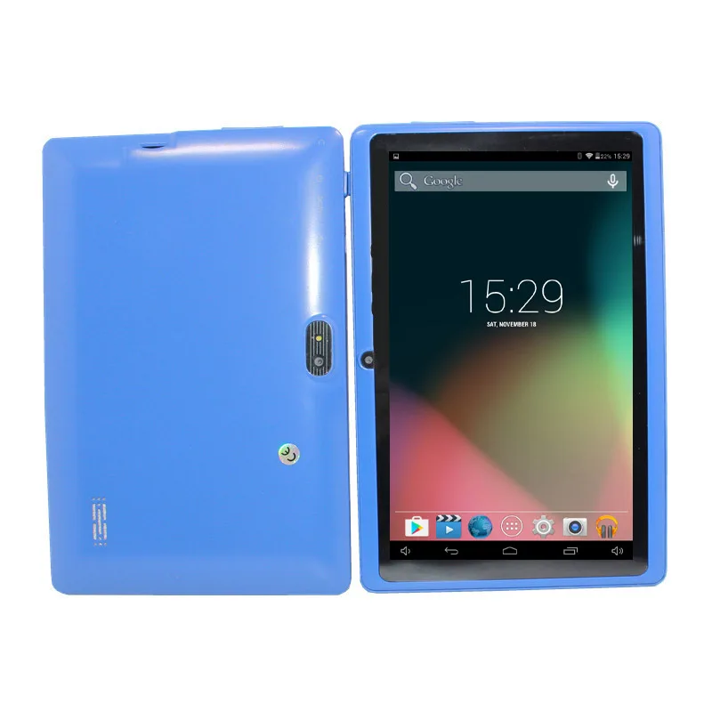 Планшет на Android 4 с четырехъядерным процессором Q88 экраном 7 дюймов ОЗУ Гб ПЗУ 512 М