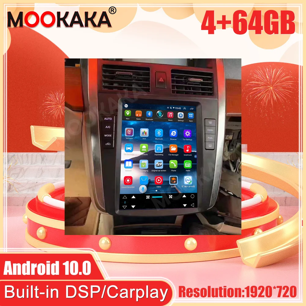 

Android10 For Nissan Teana 2003-2007 Car GPS Navigation Auto Stereo Multimedia Radio Video DVD Player Headunit Carplay DSP