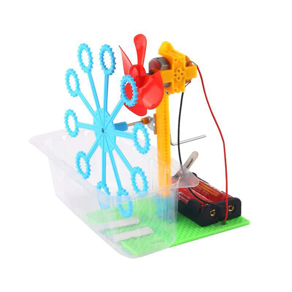 

Children Bubble Machine Toys Developing Logical Thinking Reasoning Science Experiment Hand Cranked Blowing Bubble Toys