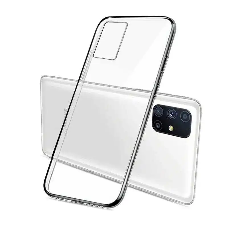 

Ultra Thin Clear Transparent Soft TPU Case For Samsung Galaxy M51 M11 M31 M31s M21 M01 Core Phone Case Cover