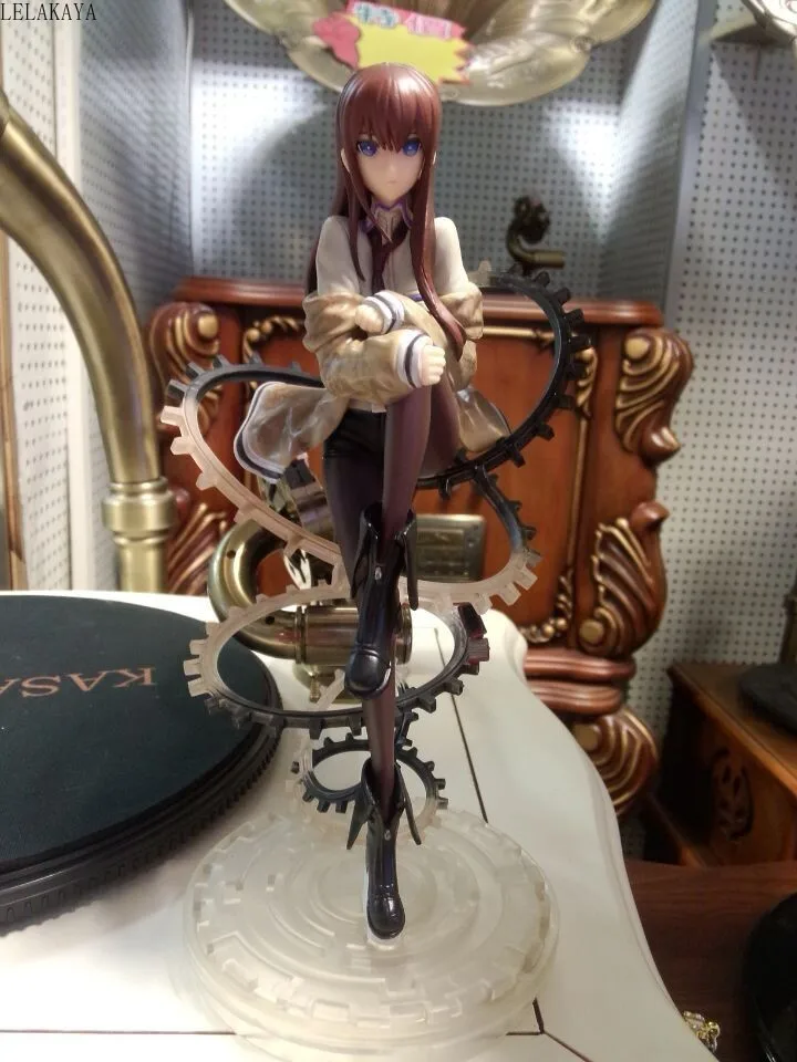 Японское аниме Steins Gate 3 поколение Makise Kurisu игрушка ПВХ экшн фигурка Коллекционная