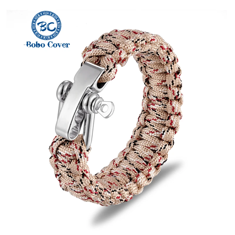 Наружный браслет для кемпинга Seiko в оплетке мужской регулируемый Женские