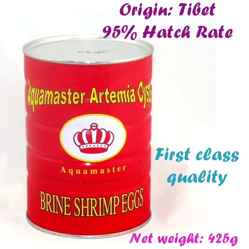 

Яйца креветок из рассола (цисты артемии), степень вылупления 95%