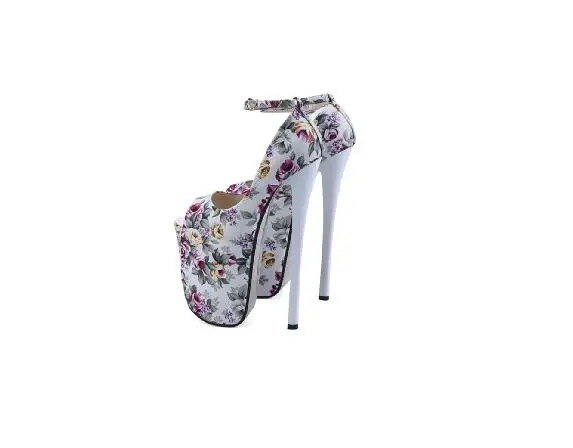 LLXF/туфли для трансвеститов; zapatos mujer; пикантные туфли на шпильке 22 см; туфли на платформе с пряжкой; женские свадебные туфли-лодочки; Летние босоножки