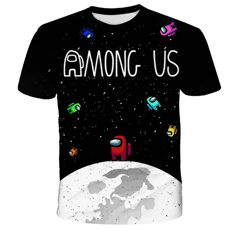 

Hot Us Game 3D Printing T-Shirt 4-12Y Boys Girls Tee Anime Dynamic Pattern Children's Baby Fancy Graphics O-Neck Top New Summer