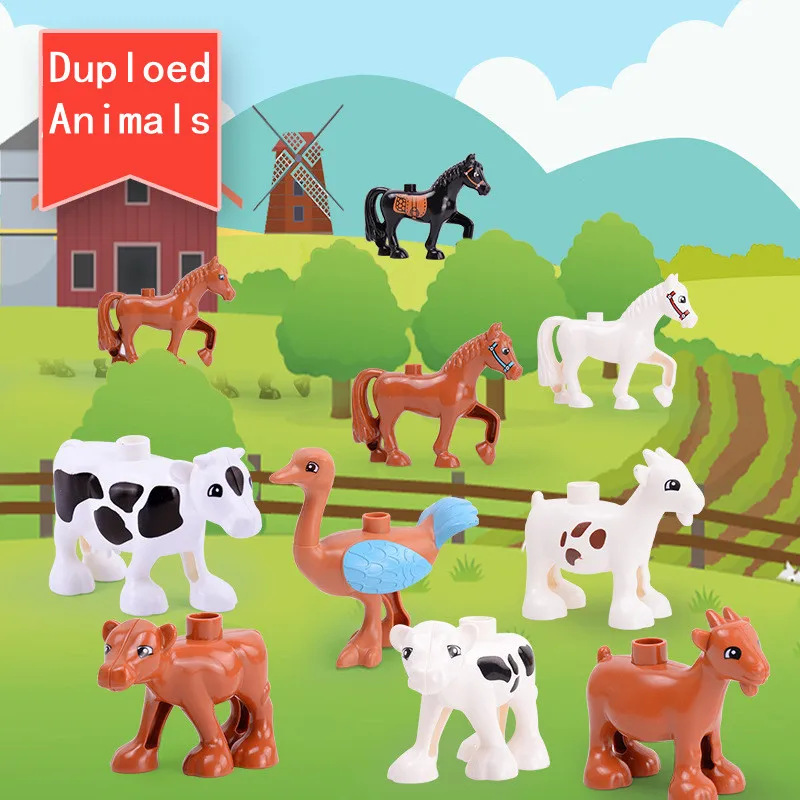 Ранчо Серия животных Черный Медведь обезьяна лиса олень панда игрушка