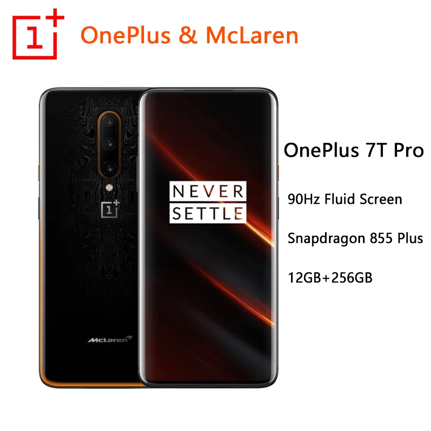 OnePlus 7T Pro McLaren Edition смартфон с глобальной ПЗУ Snapdragon 855 Plus 6 67 ''жидкий AMOLED 90 Гц