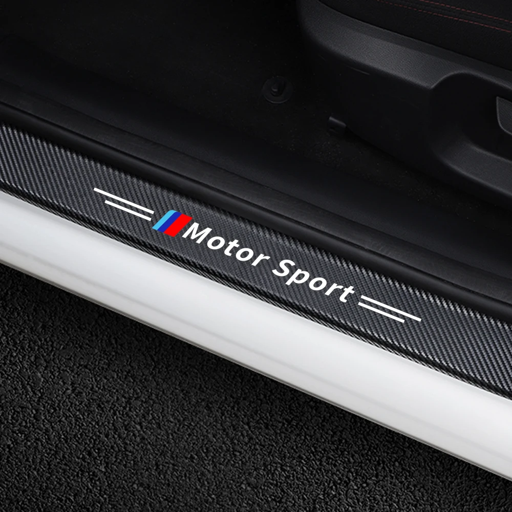 4 шт. наклейки на пороги дверей BMW E46 E90 E60 E39 E36 E87 E92 E91 E34 F30 F10 F20 G30 X6 X5 X1 X3 |