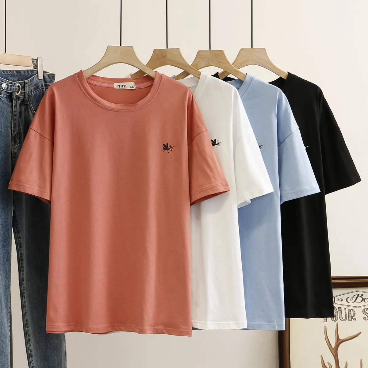 Женская летняя футболка женские топы с коротким рукавом футболки принтом