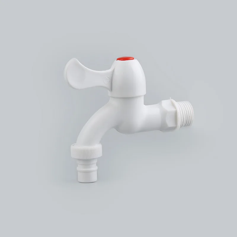 

1 PCS G 1/2" Inch Male Thread Faucet Kitchen Bathroom Water Tap Garden Irrigation Hose Pagoda Connector Tube White Color