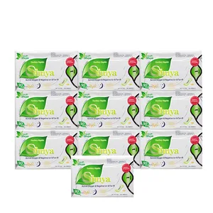 Упаковка из 10 шт. Для женщин санитарно подушечки, анион гигиенические штанишки лайнер здоровья женской гигиены салфетки хлопка гигиенических прокладок менструального колодки