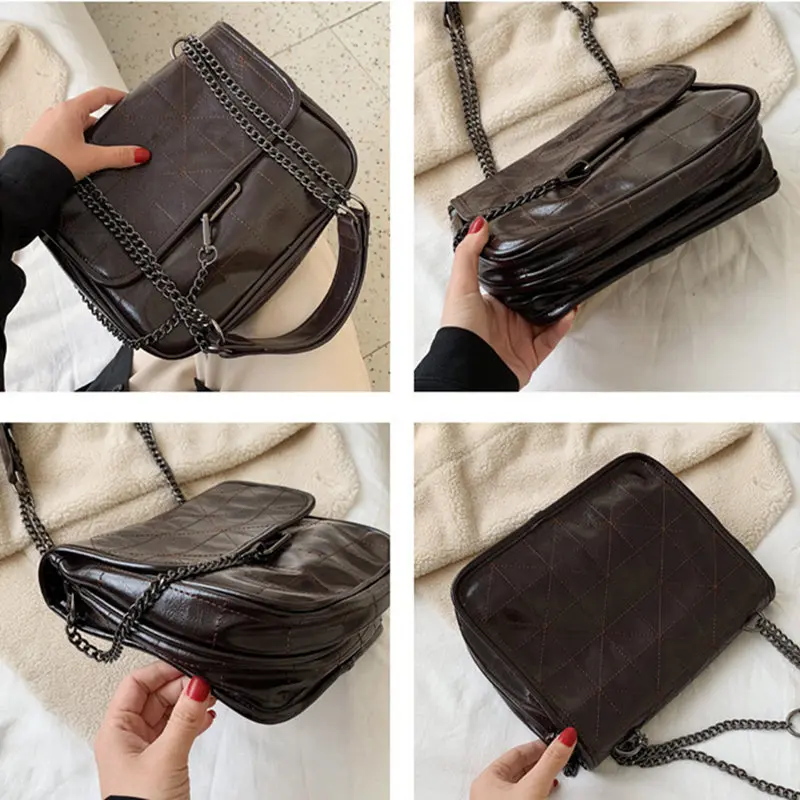 Роскошные дизайнерские женские сумки мессенджеры из мягкой искусственной кожи