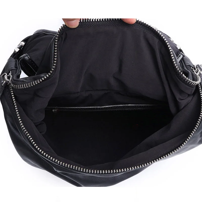 Мужской кожаный рюкзак AETOO стильная кожаная уличная сумка для отдыха спортивная