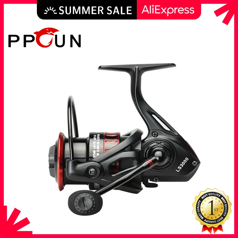 

Рыболовная катушка для спиннинга, 13 шарикоподшипников, макс. 5 кг