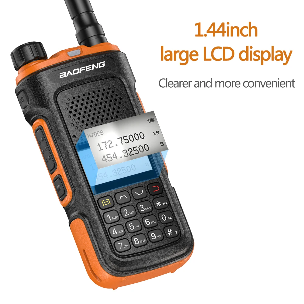Рация Baofeng Двухдиапазонная UV-10R 136-174 и 400-520 МГц 10 Вт дальность разговора км UV-5R CE FCC