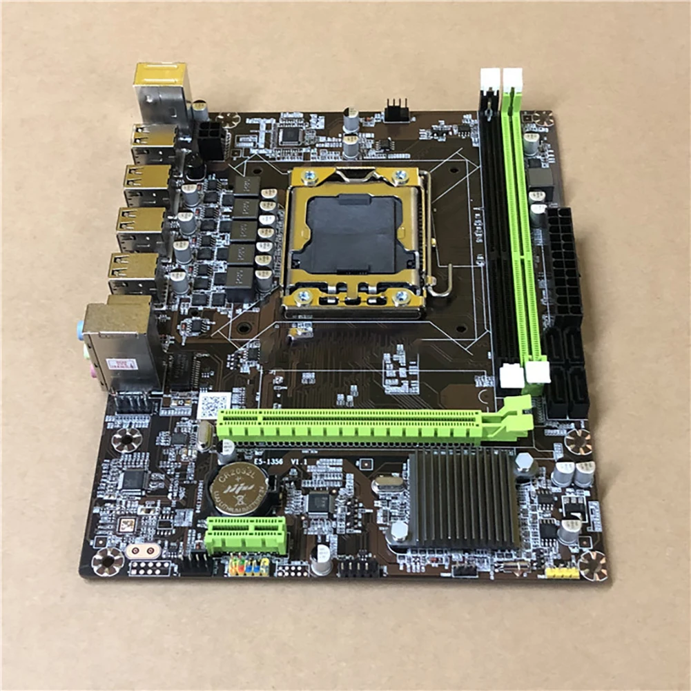 Новинка набор двухканальных материнских плат X79-1356 DDR3 с поддержкой ECC E5-2430 CPU 2 шт. x