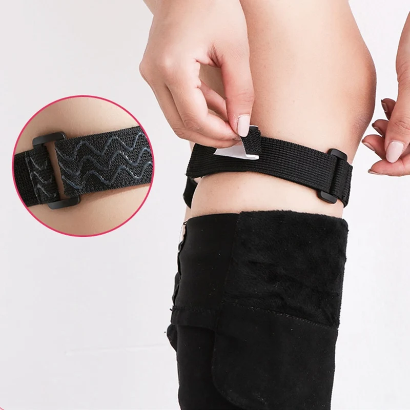 New Women Shoelaces Boots Belt Strap Shoe Laces for Lock Holding Loose Boot Belt Adjustable Adhesive Tape Shoes Accessories