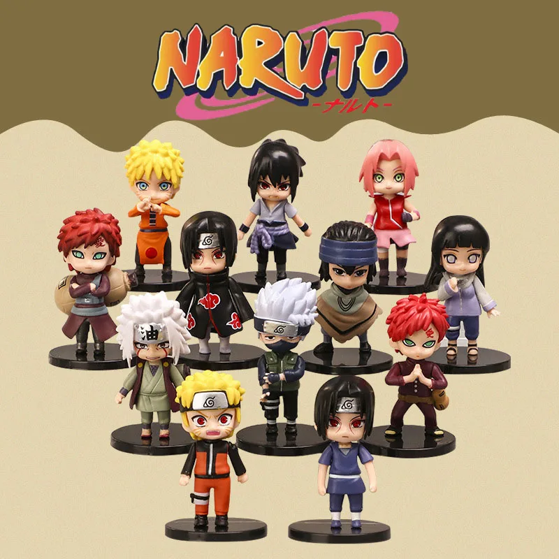 Аниме фигурки Наруто Хокаге Q Version NARUTO Gaara Sasuke Sakura Boruto Hinata Kakashi Jiraiya|Игровые и