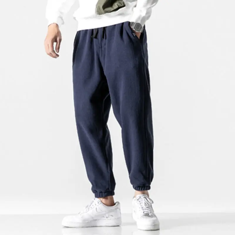 

Plus Velvet Pants men's Korean Version Of The Trend Of Sports Pants Footwear Pants Harem Pants Casual Trousers Loose
