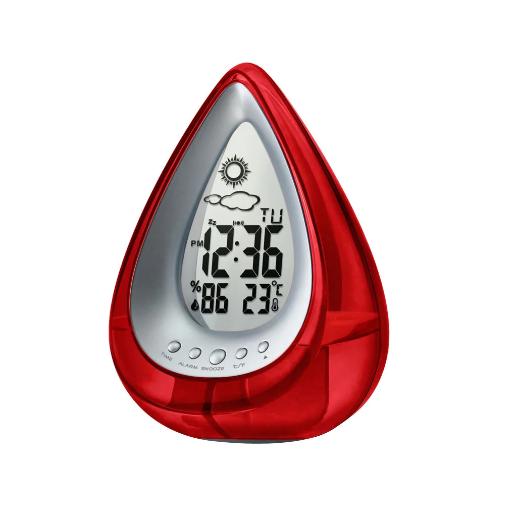 

Water Powered Clock Home Office Alarm Calendars Temperature Time Digital Display