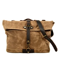 retro canvas shoulder messenger bag mens street simple travel oblique backpack trend messenger bag casual mens bag