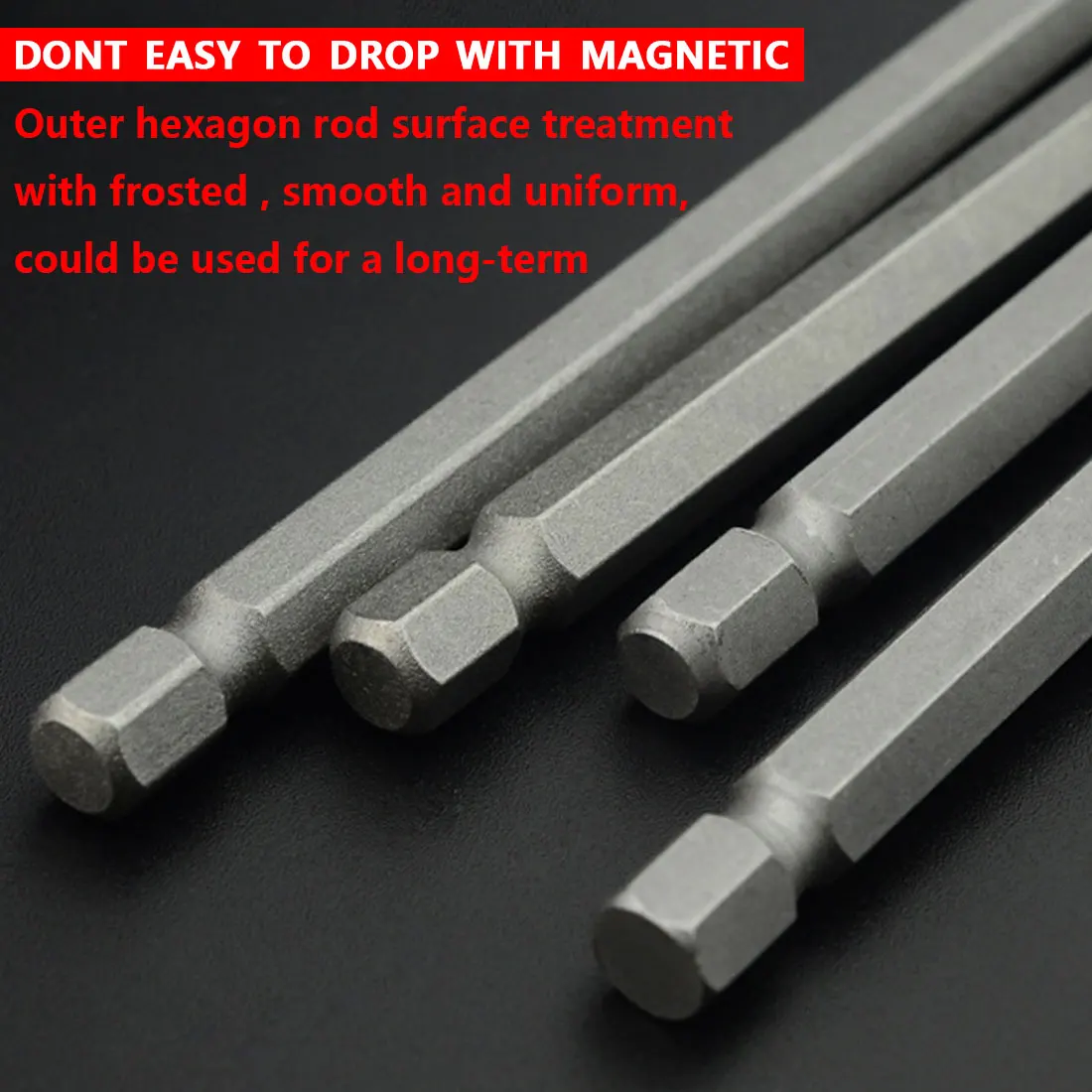 

Hand Tools Quick Change Extension Bit Set 1/3Pcs 1/4" Hex Rod Shank Long Handle Screwdriver Tip Holder 60mm/ 75mm/ 100mm/ 150mm