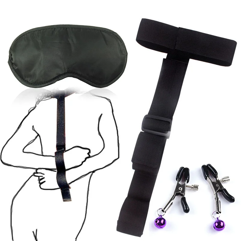 Секс-товары для взрослых Эротические кровать игры БДСМ секс бандаж комплект Для