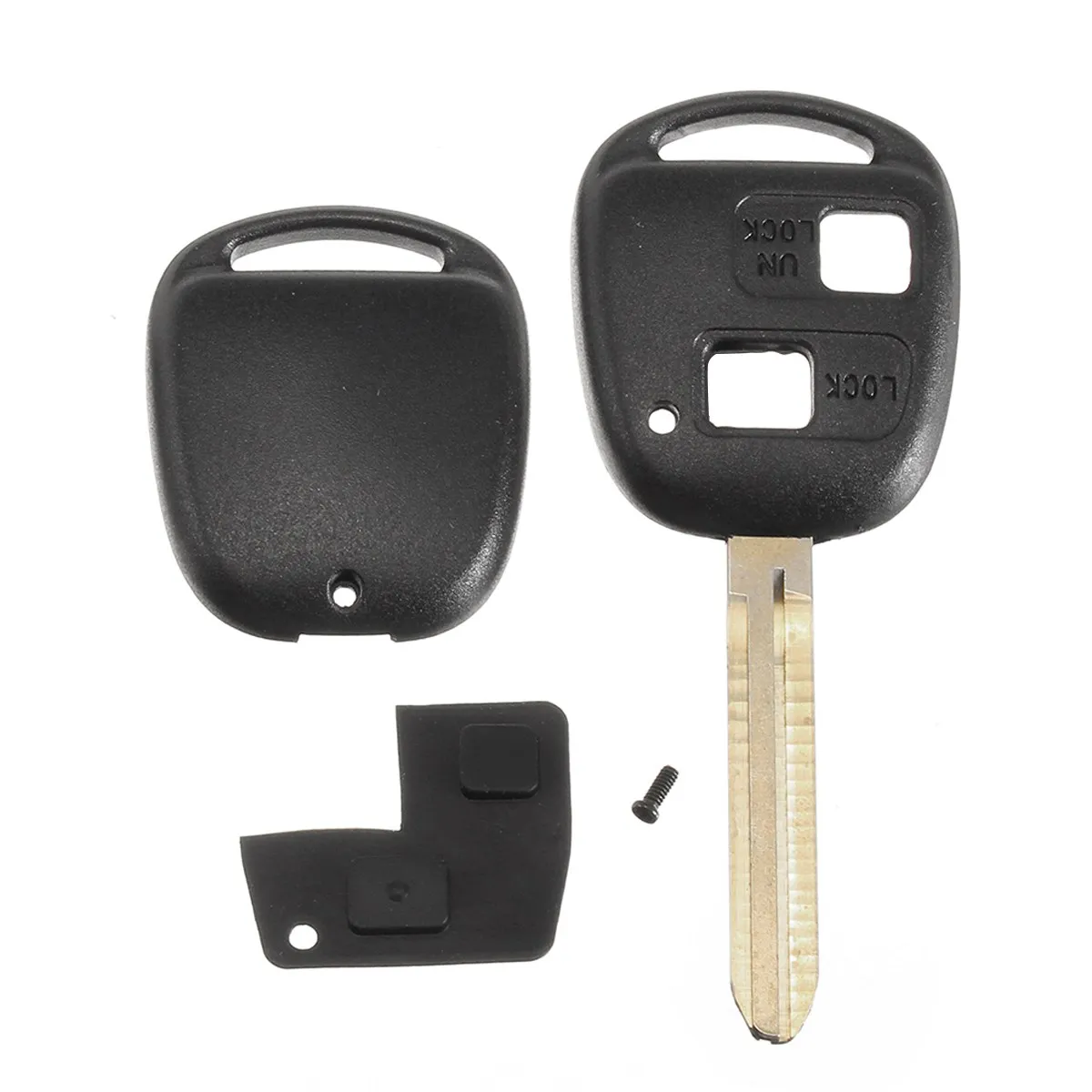 Горячая Распродажа 2 кнопки автомобильный чехол для дистанционного ключа брелок