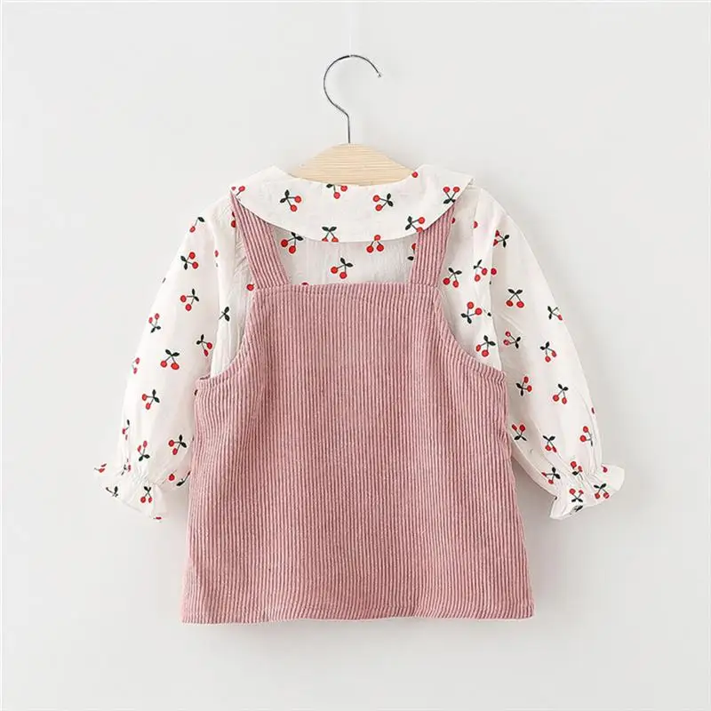 2019 г. одежда для маленьких девочек осенние детские юбки Милая вельветовый