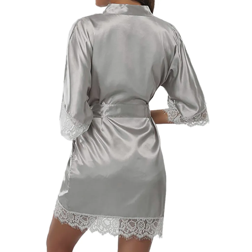 Сексуальное женское нижнее белье кружевное платье банный халат комбинация