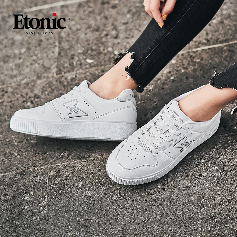 ETONIC/белые кроссовки Женская обувь для бега Оригинальный дышащий светильник