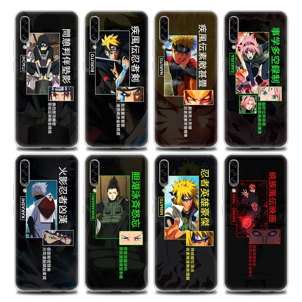 

Pain-Anime-C-Naruto-Kakashi Clear Phone Case for Samsung A70 A70s A40 A50 A30 A20e A20s A10 A10S Note 8 9 10 Plus Soft Silicon