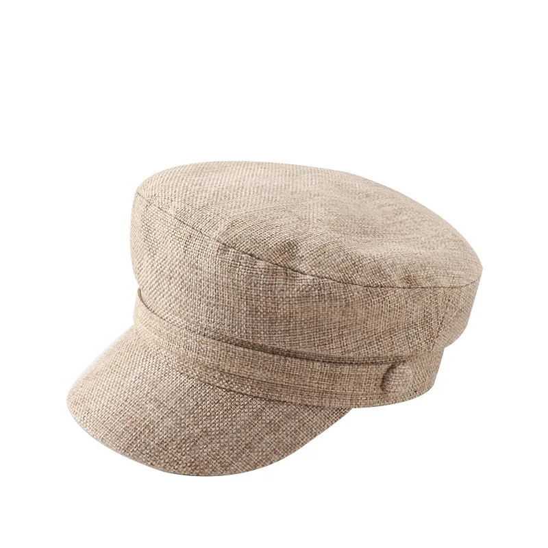 

Hat Female Spring/Summer Navy Hat Fall Winter Fashion Korean Casual Octagonal Retro Peaked Cap