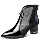 Женские туфли на высоком каблуке, летние туфли-лодочки с острым носком, привлекательные дышащие туфли на высоком каблуке, 2020