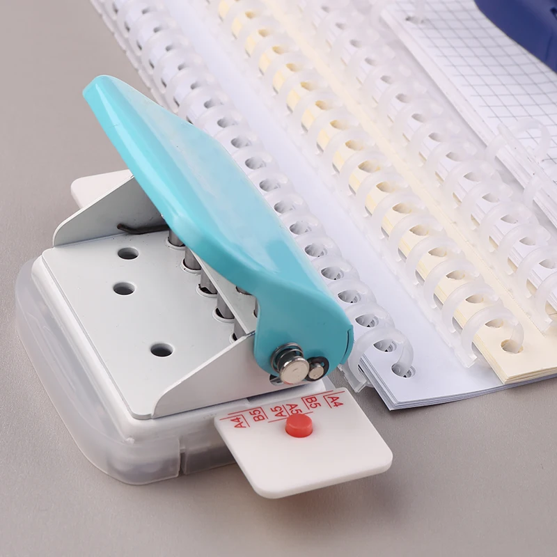 30 отверстий пластмассовые Спиральные кольца для A4 A5 A6 канцелярские