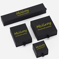 custom jewelry box paper ring necklace 5pcs black pull out bracelet box jewelry packaging display multiple wholesale lots bulk