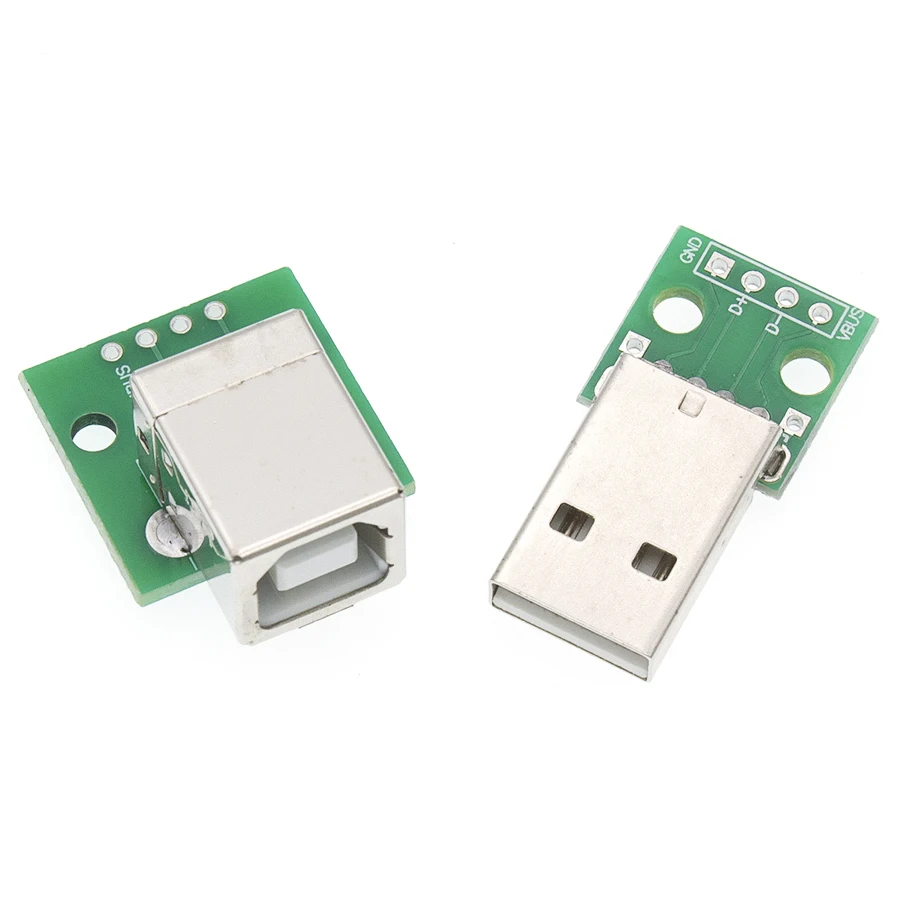 10PCS USB Male Connector / MINI MICRO to DIP Adapter 2.54mm 5pin Female B Type USB2.0 PCB Converter USB-01 | Электронные