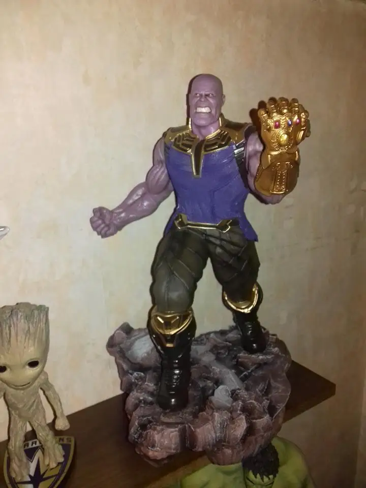 [Верх] 14 &quot38 см Бесконечность войны танос полный Длина портрет GK фигурка