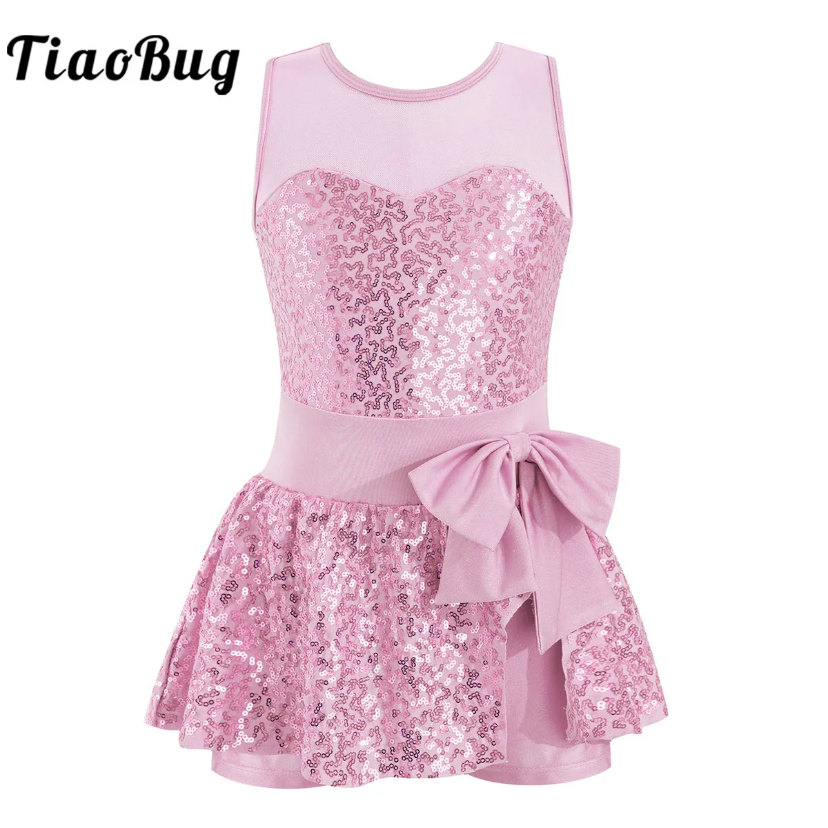 Платье для балерины и гимнастики без рукавов | Тематическая одежда униформа