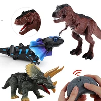 simulation infra red remote control lizard tyrannosaurus rex triceratops dinosaur model toy