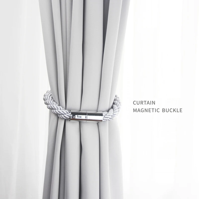 

Curtain Strap Decorative Accessories Window Strap Buckle Holder Magnetic Curtain Tieback Clips Accessory